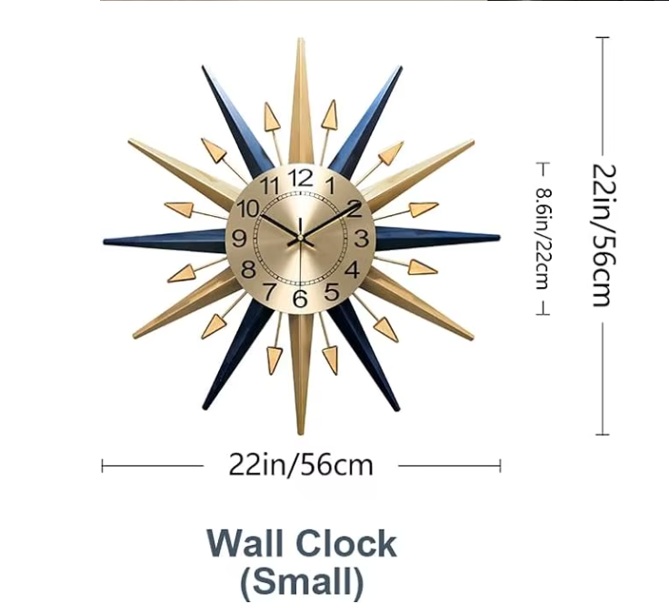 Northern Star Metal Wall Clock