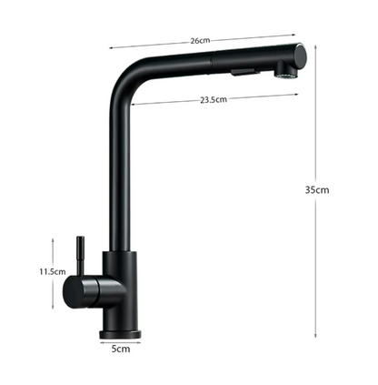 Fenwick High-Arc Pull-Out Kitchen Faucet