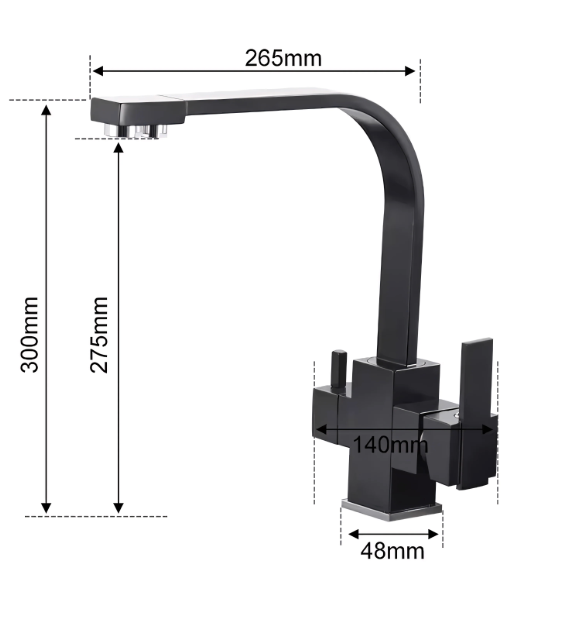Meridian 3-Way Filtered Kitchen Faucet