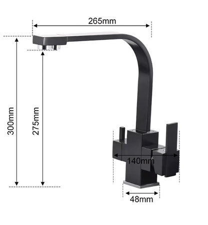 Meridian 3-Way Filtered Kitchen Faucet