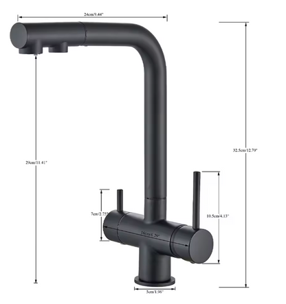 Clearwell 3-Way Filtered Pull-Out Kitchen Faucet