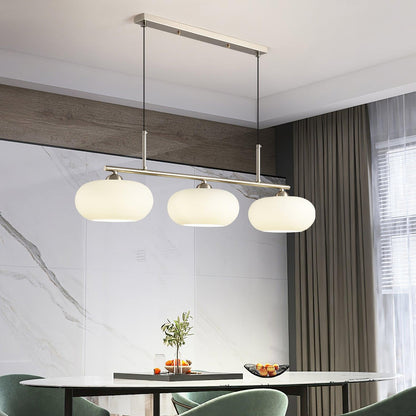 Sculptural pendant light angle view — Gold finish | Casa Norex