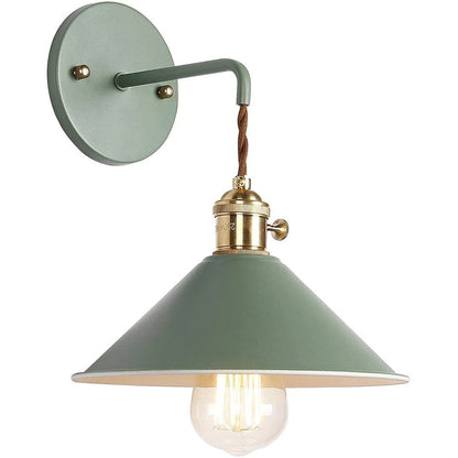 Retro iron wall lamp side profile - W 8.7 inch - Casa Norex