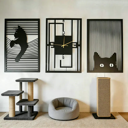 Line Art Wall Clock Trio detail view 8 — Casa Norex