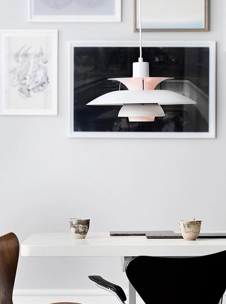 Colorful Layered Pendant Lights
