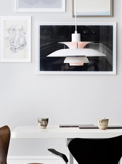Colorful Layered Pendant Lights