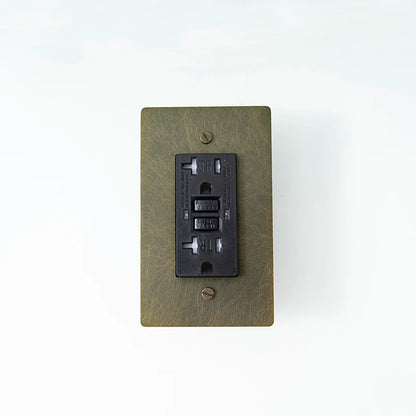 Bronze 20A wall outlet — GFCI protection — Casa Norex