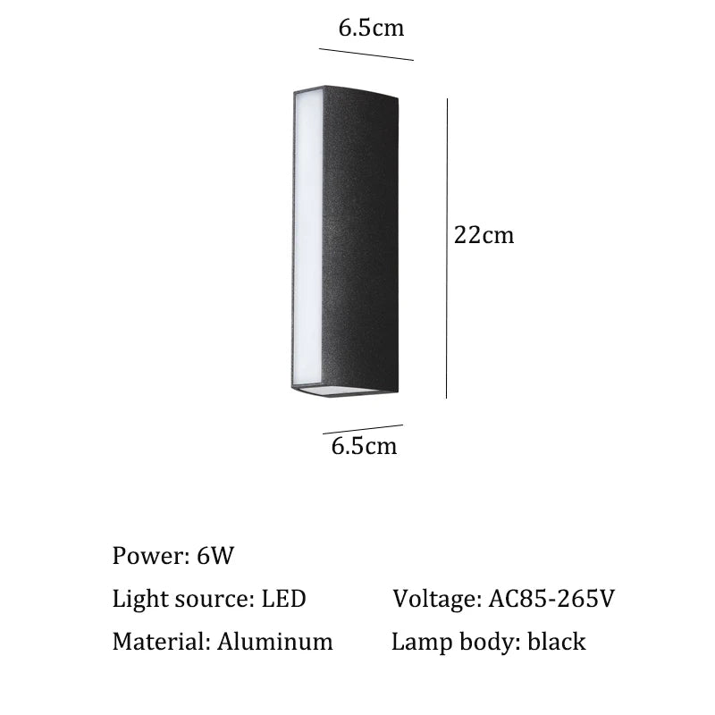 Close-up of aluminum alloy diffuser on outdoor wall light | Casa Norex