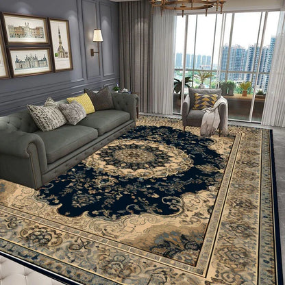 Flannel anti-fall area rug — nursery-safe non-slip backing | Casa Norex