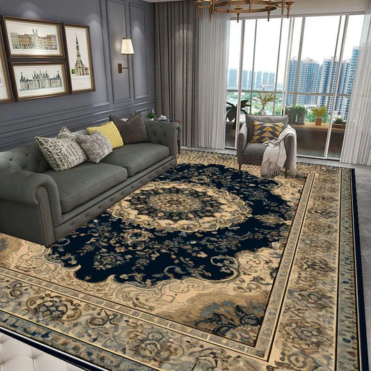 Flannel anti-fall area rug — nursery-safe non-slip backing | Casa Norex