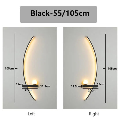Crescent LED Wall Sconce
