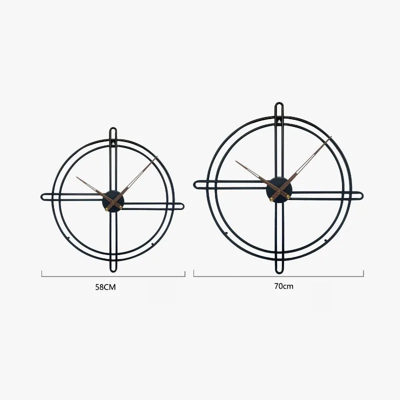 Laser-Engraved Metal Wall Clock packaging detail — Casa Norex