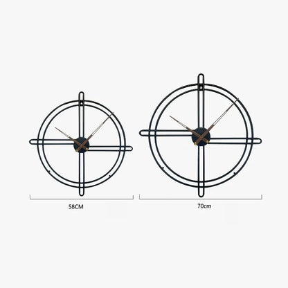 Laser-Engraved Metal Wall Clock packaging detail — Casa Norex