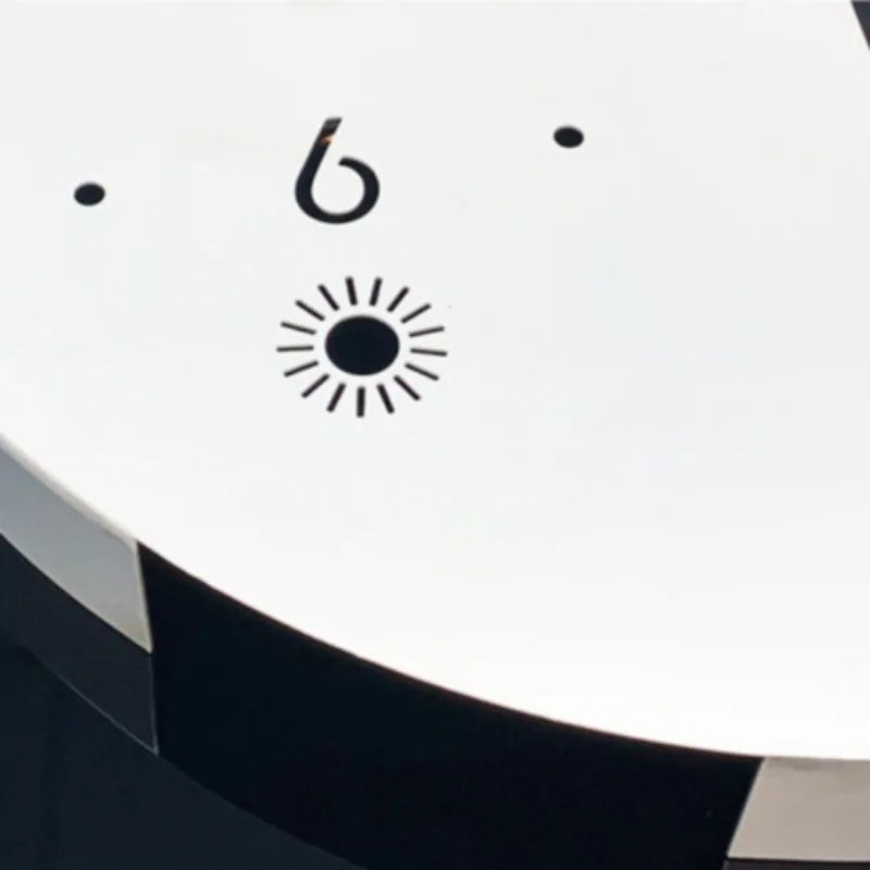 Voice-Activated Corner Wall Clock mounted in a corner installation — Casa Norex