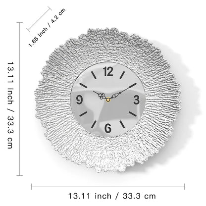 minimalist wall clock — ABS frame with HD glass lens | Casa Norex