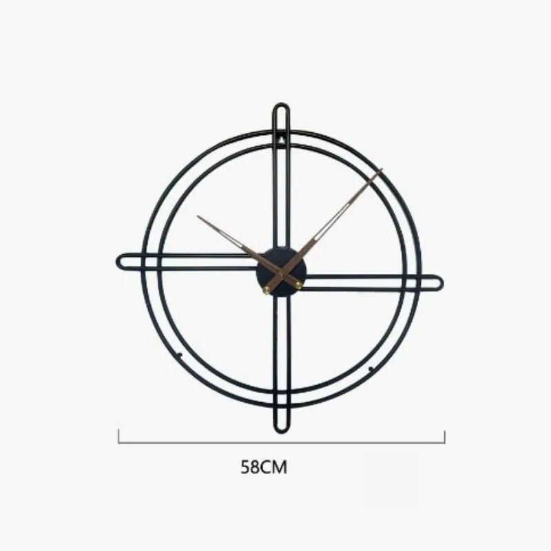 Laser-Engraved Metal Wall Clock — Small size | Casa Norex