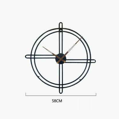 Laser-Engraved Metal Wall Clock — Small size | Casa Norex