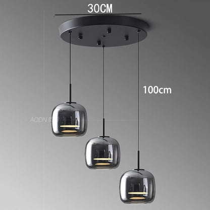 Halden Glass Cluster Pendant