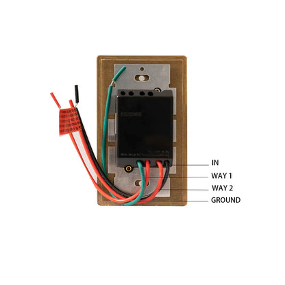 Rotary Knob Brass Dimmer Switch