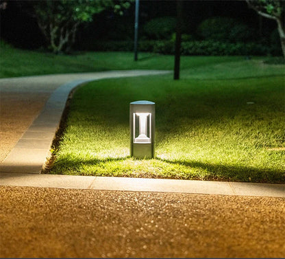 Black Aluminum Bollard Light spec sheet