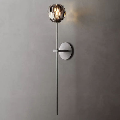 Boule glass sconce foyer entryway lifestyle shot — Casa Norex