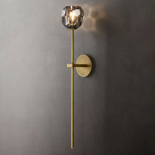 Boule glass sconce in hallway setting — accent wall light | Casa Norex