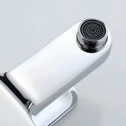 Diverta Shower Faucet Set countertop view — Gray finish — Casa Norex