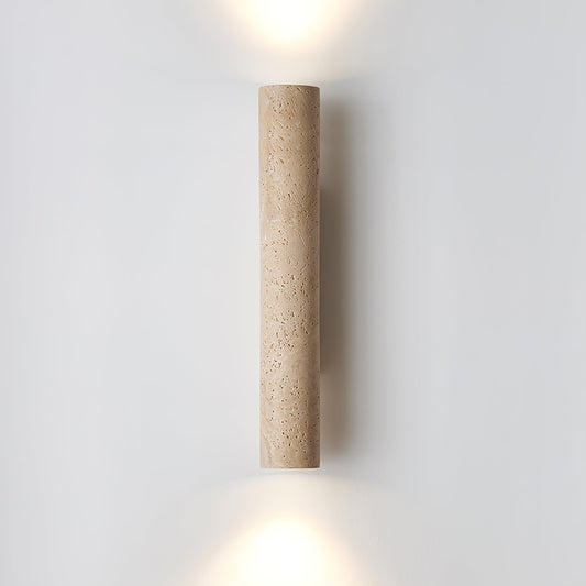 Wall sconce in modern living room — warm amber glow | Casa Norex