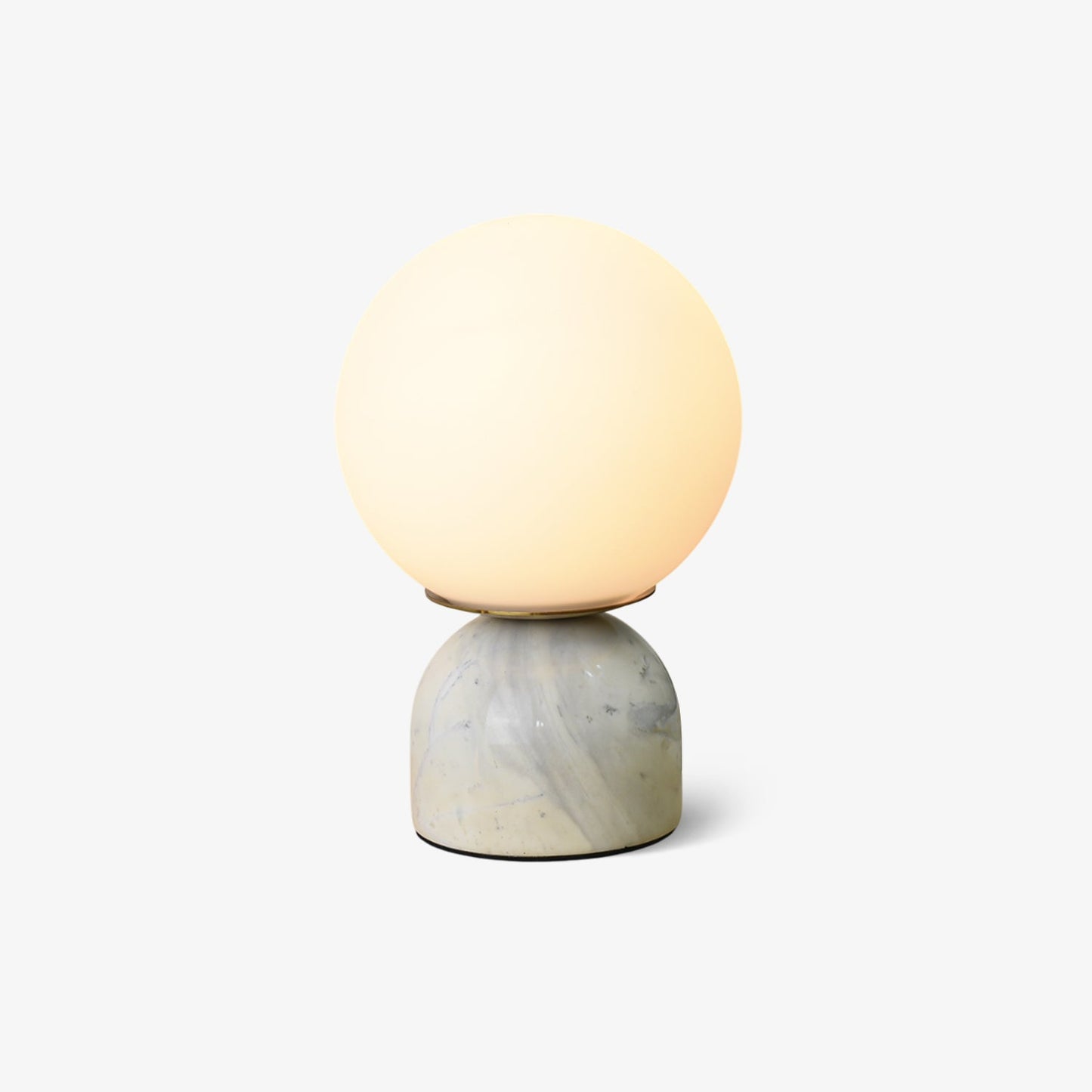 Marble table lamp variant angle - black finish | Casa Norex
