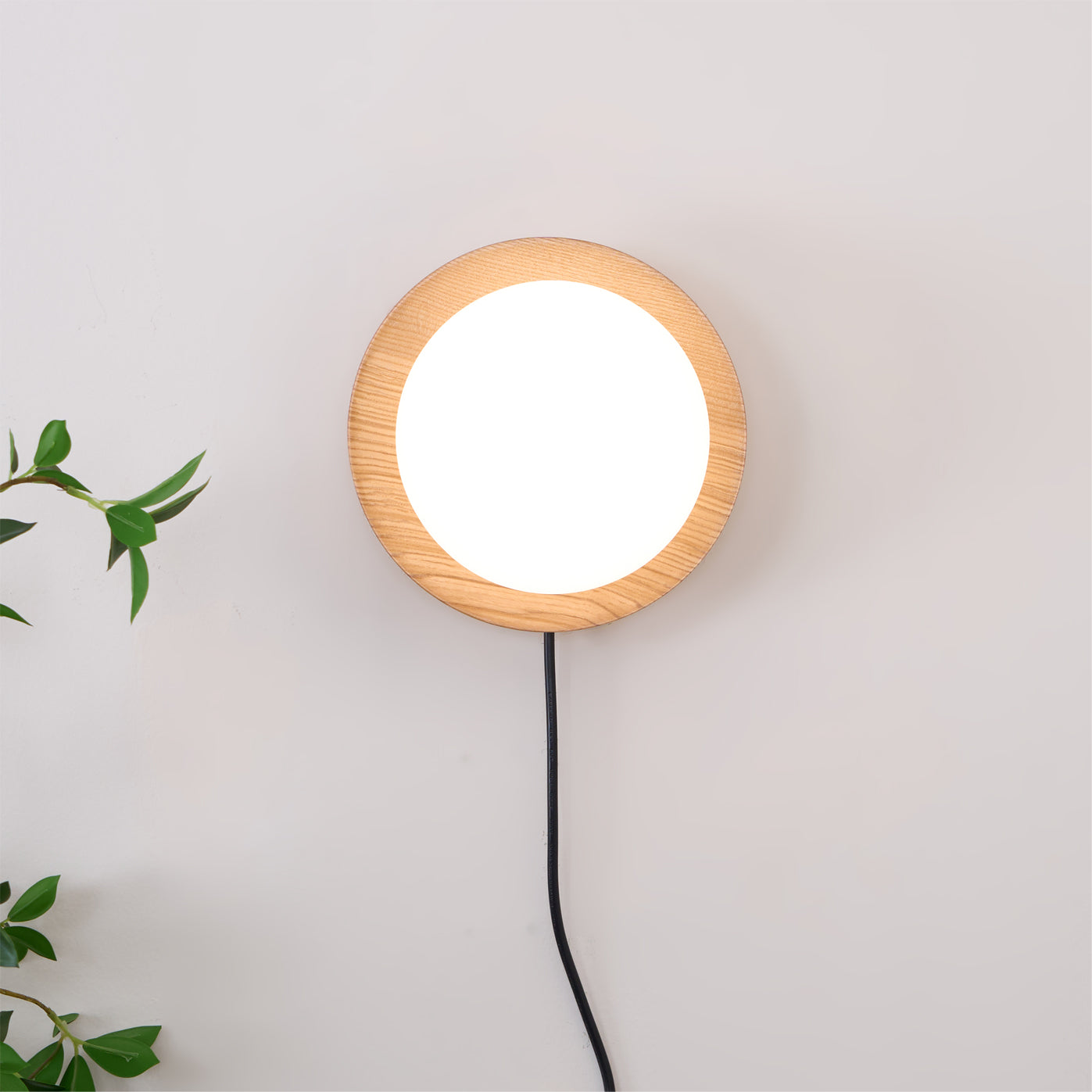 Tablet wall lamp walnut finish variant - Casa Norex