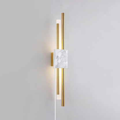 Tanto plug-in lamp white marble variant - Casa Norex