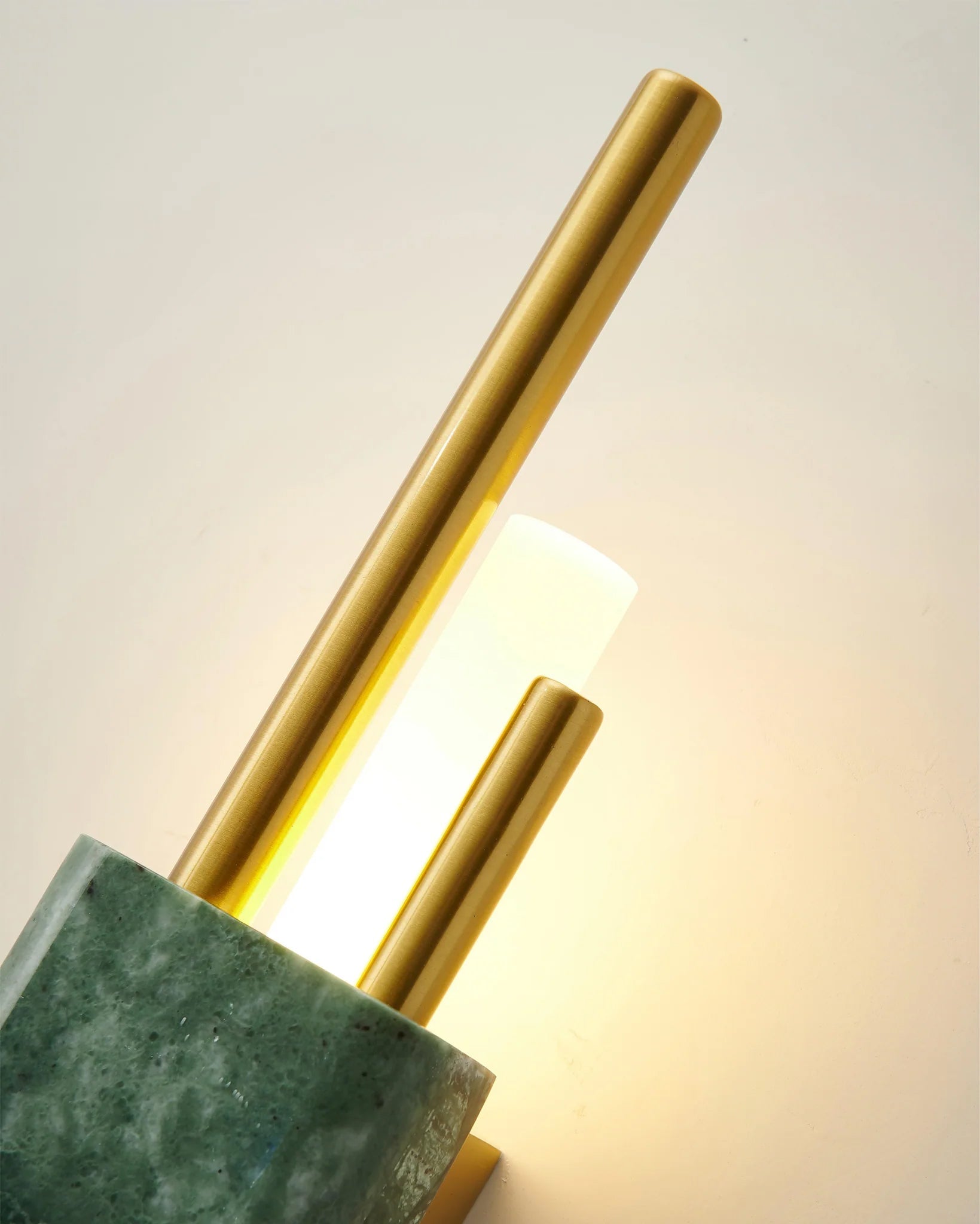 Tanto marble wall sconce installed living room corridor - Casa Norex