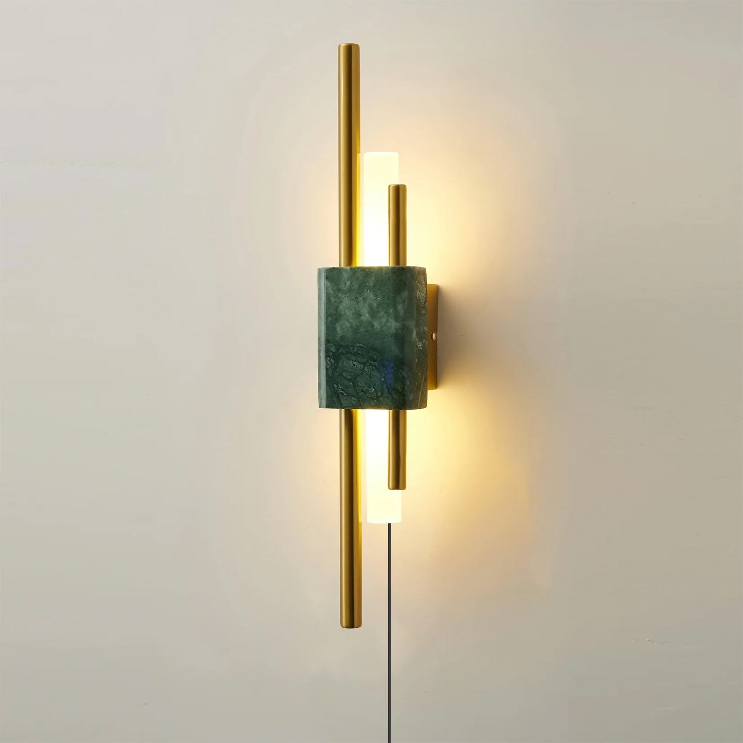 Tanto plug-in wall lamp acrylic tips warm LED upward glow - Casa Norex