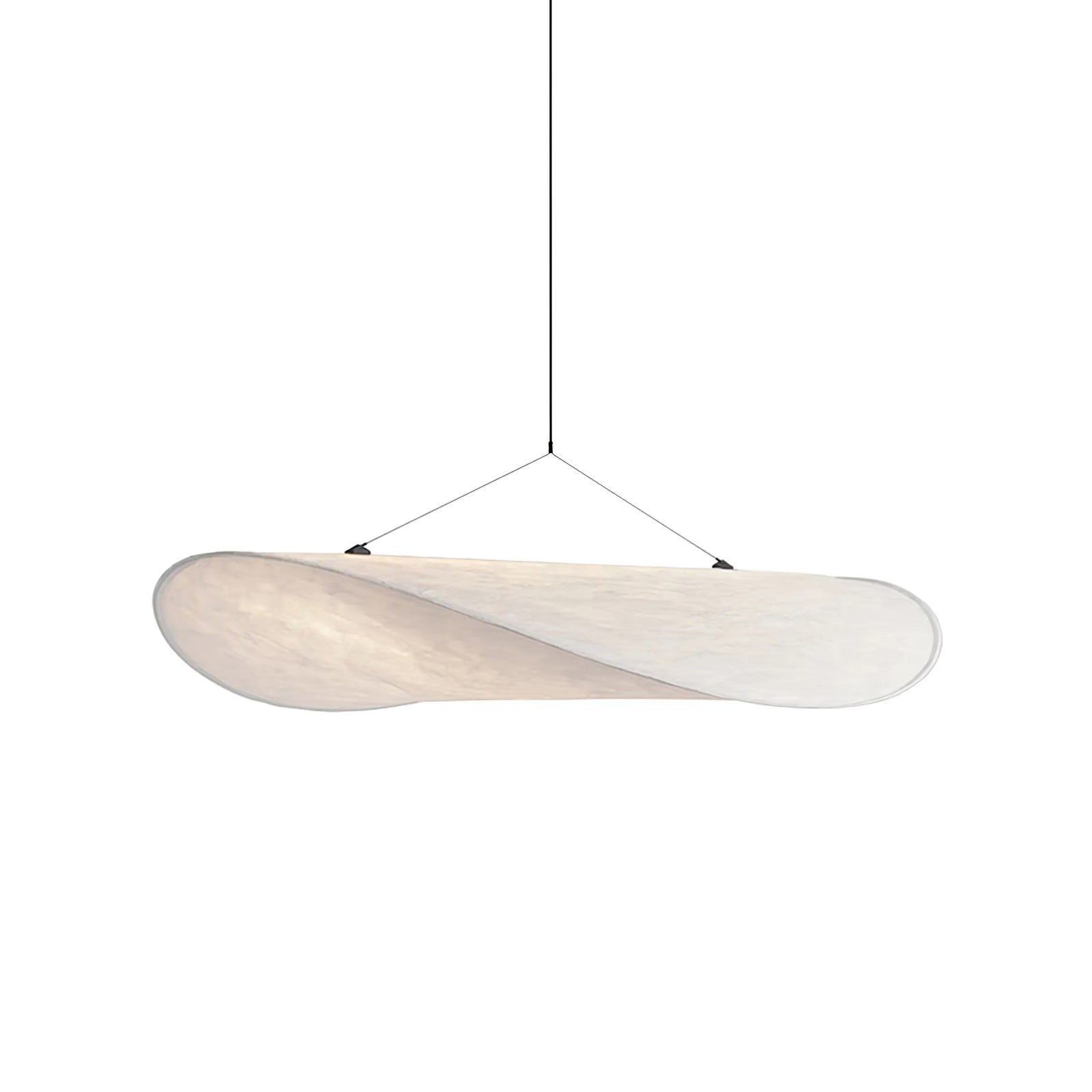 Tense Tyvek pendant lamp size comparison - Casa Norex