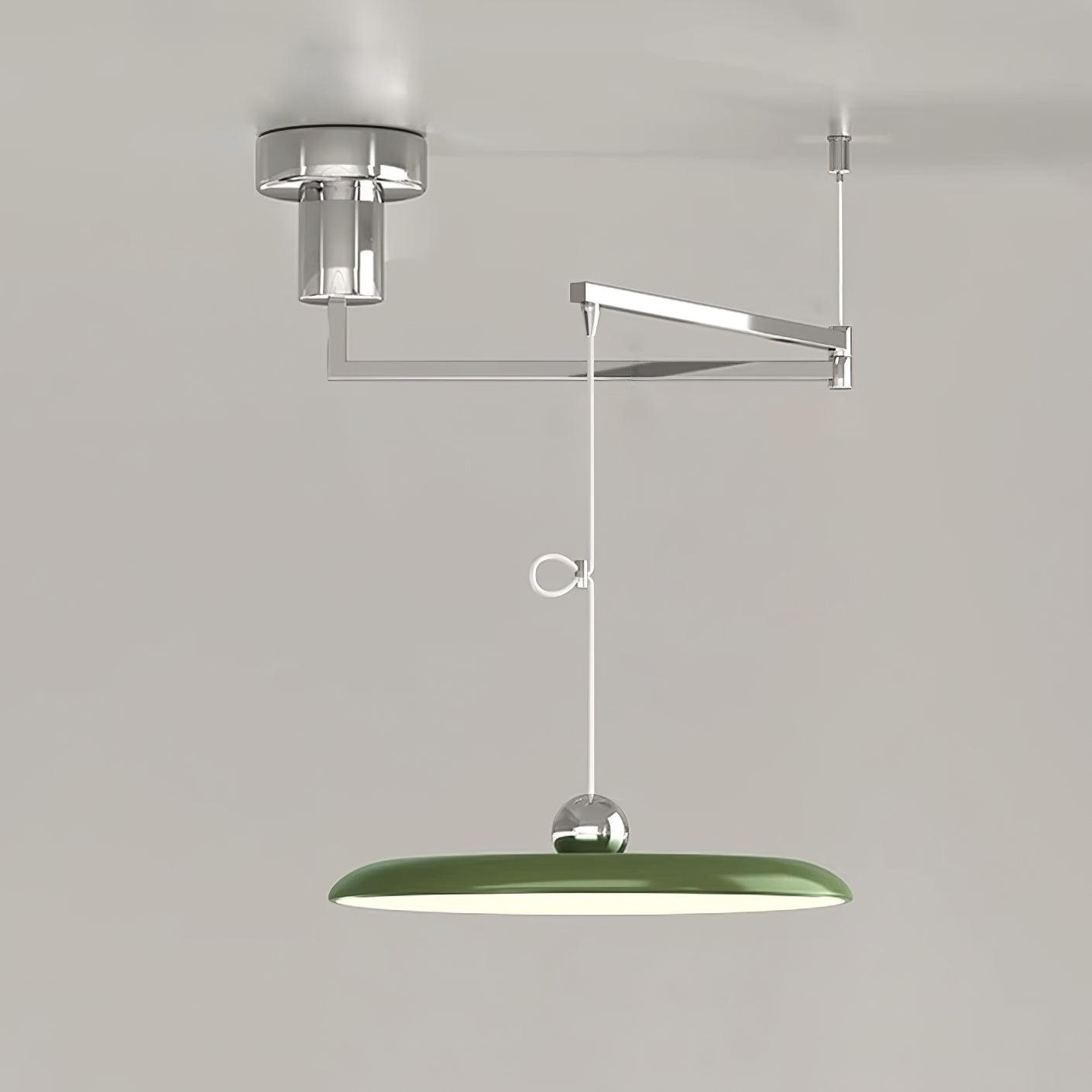 Close-up of acrylic shade on Tizio pendant lamp | Casa Norex