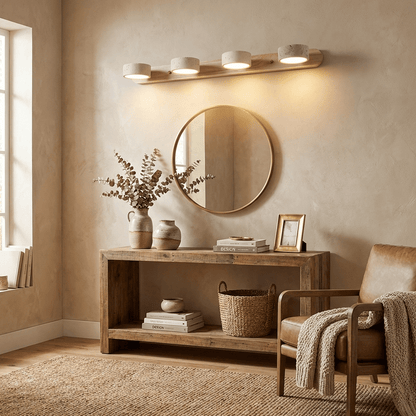 Travertine Duo Rechargeable Wall Light