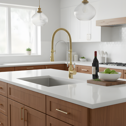 Ironvale Industrial Pull-Down Kitchen Faucet