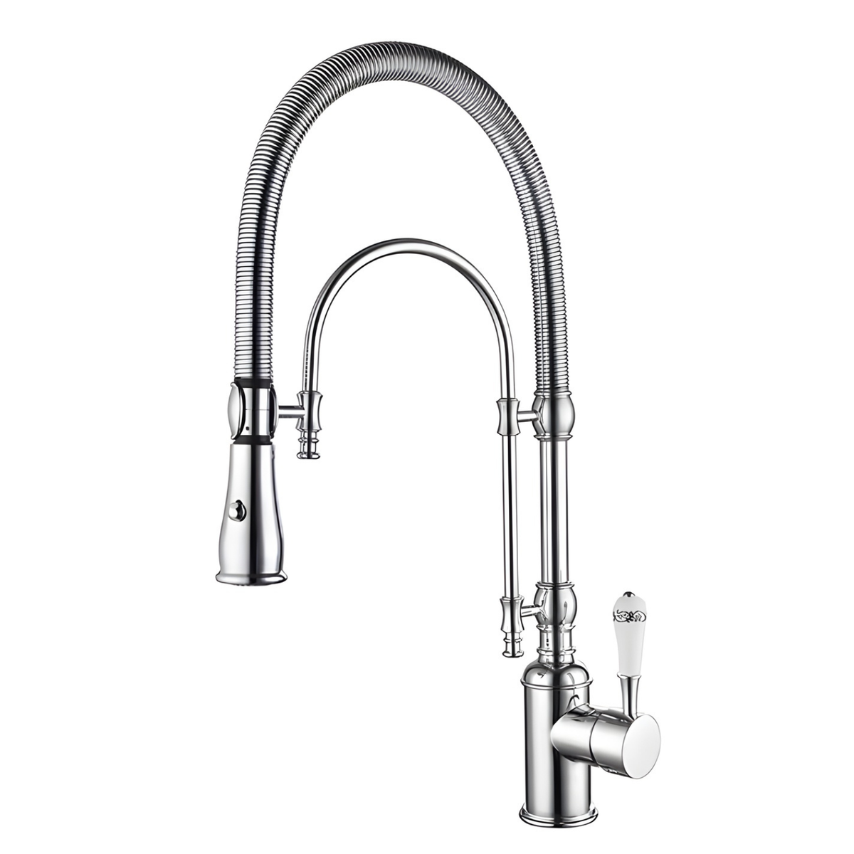 Ironvale Industrial Pull-Down Kitchen Faucet — 360° swivel design | Casa Norex