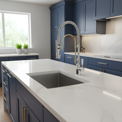 Ironvale Industrial Pull-Down Kitchen Faucet