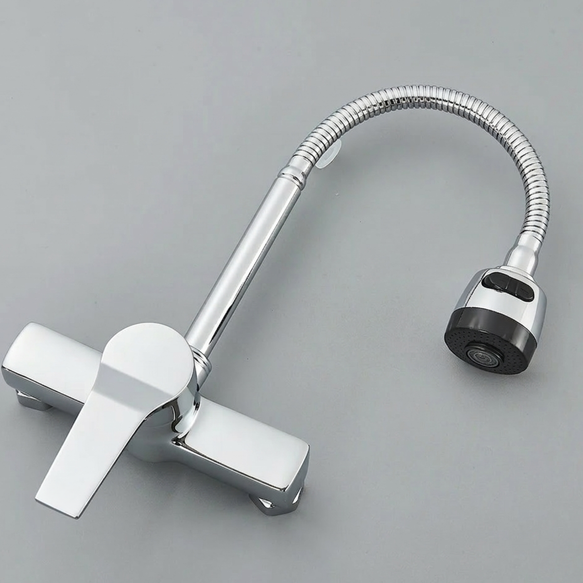 Millcross Wall-Mounted Kitchen Faucet — single-lever hot and cold mixer | Casa Norex