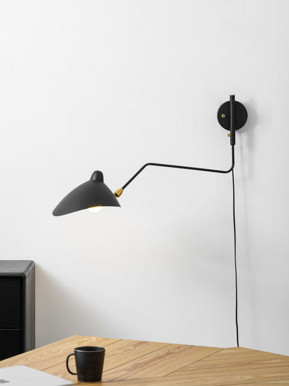 Multi Arm Spider Plug In Wall Lamp