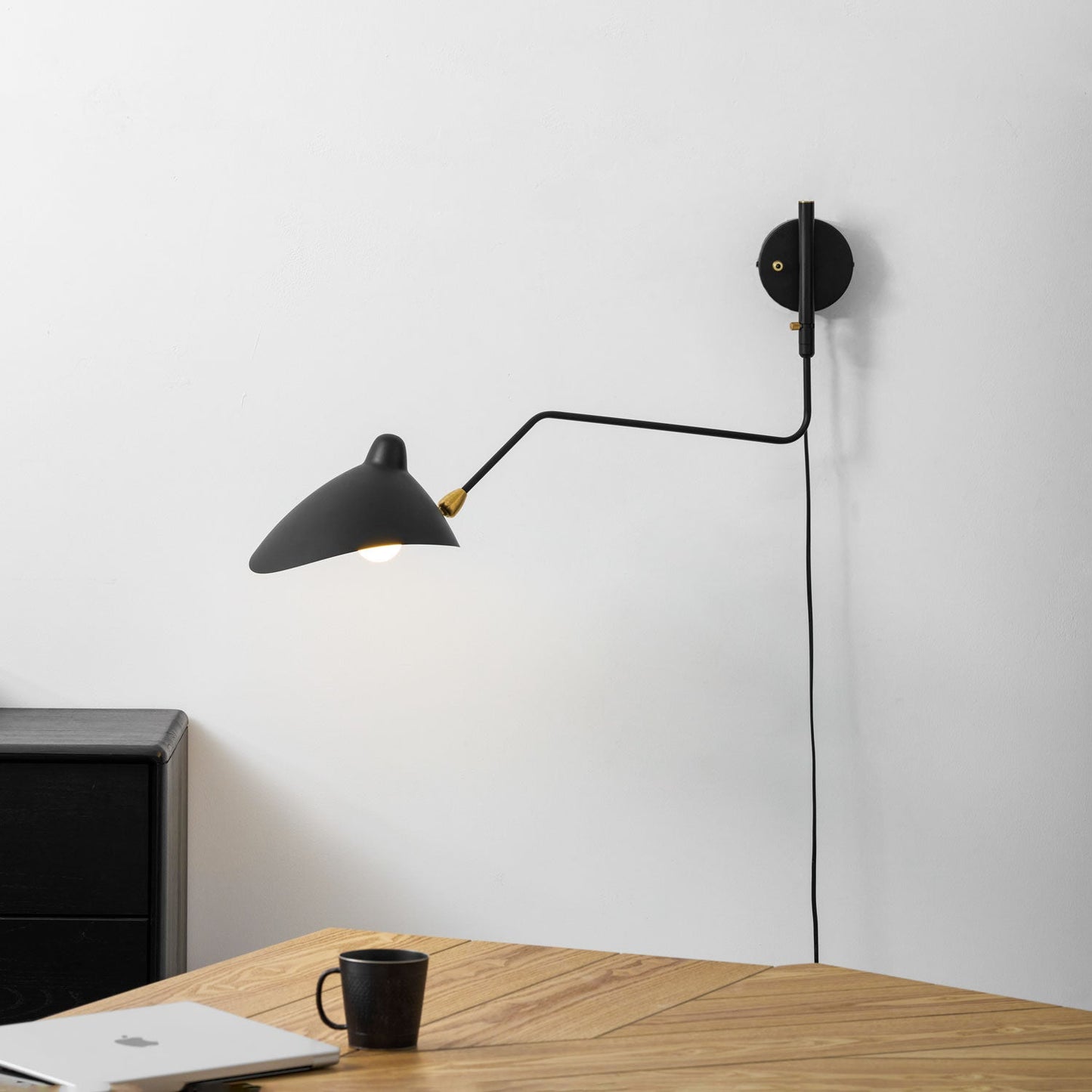 Multi Arm Spider Plug In Wall Lamp