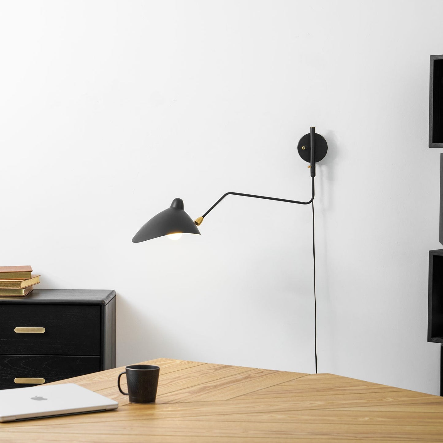 Multi Arm Spider Plug In Wall Lamp