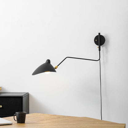 Multi Arm Spider Plug In Wall Lamp