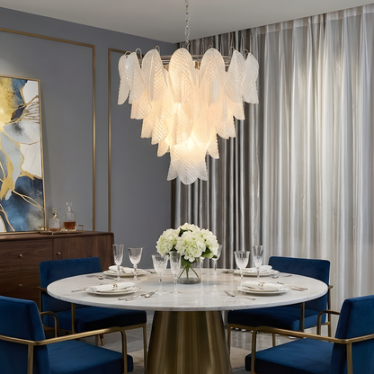 Vianna Ripple Glass Chandelier