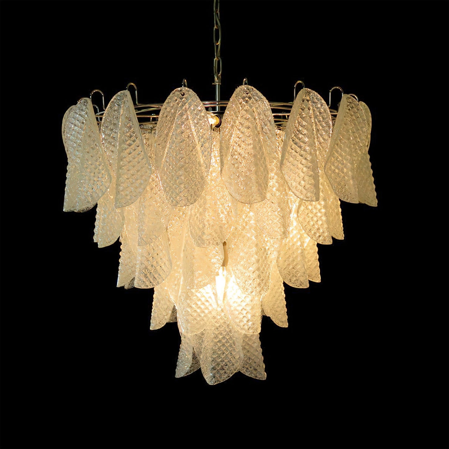 Vianna Ripple Glass Chandelier