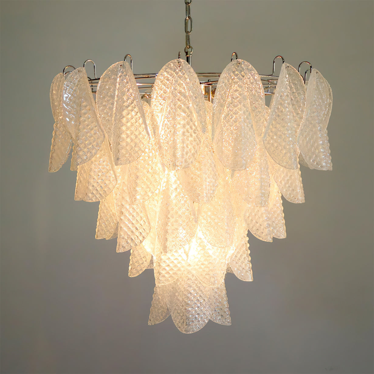 Vianna Ripple Glass Chandelier
