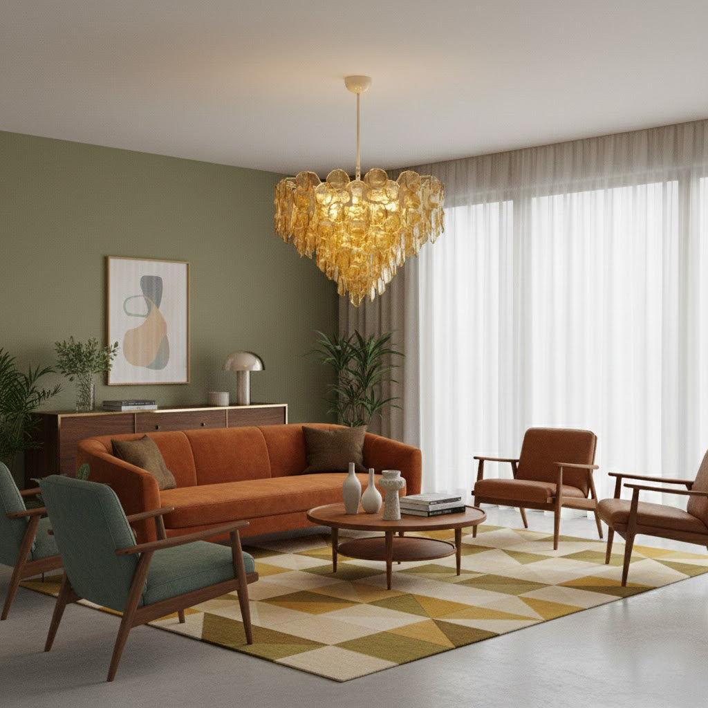 Vivara Glass Chandelier