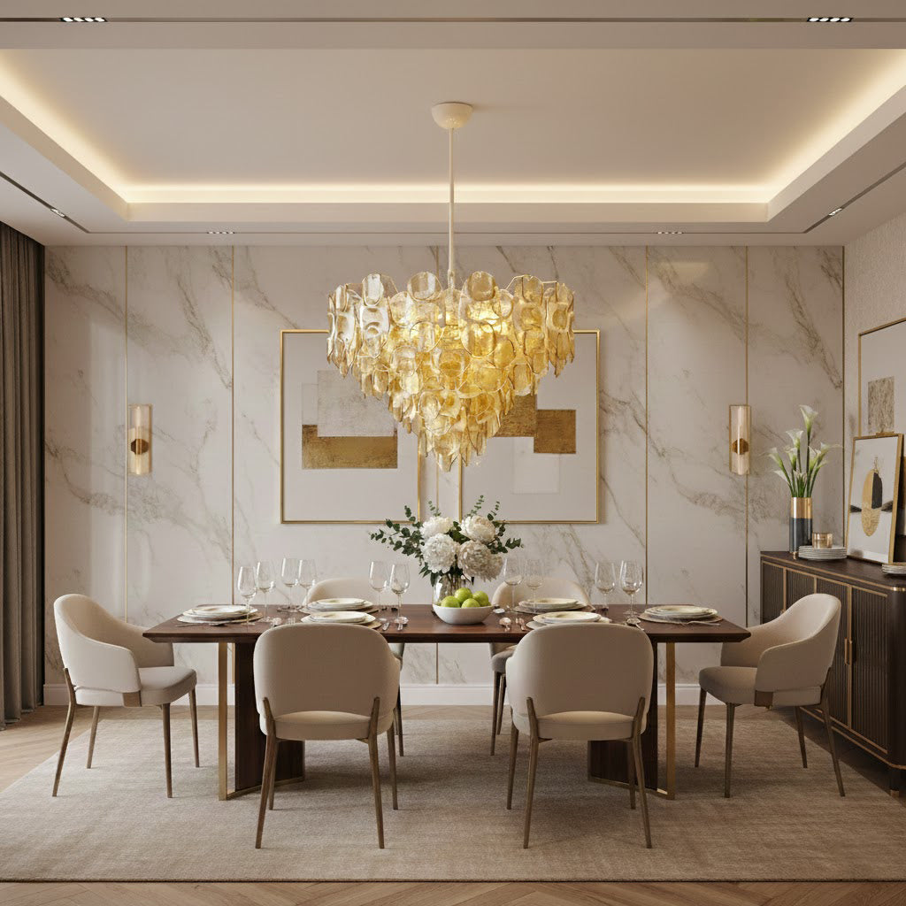 Vivara Glass Chandelier