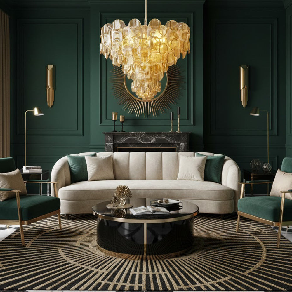 Vivara Glass Chandelier